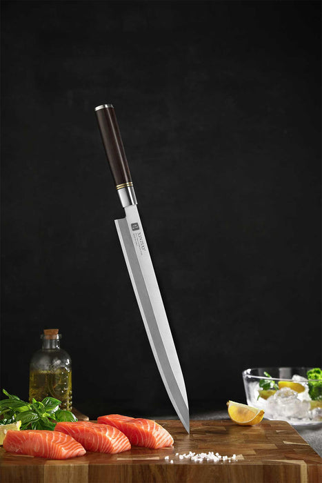 Xinzuo SE Sandblasted Steel 11 inch Sashimi Kitchen Knife 2