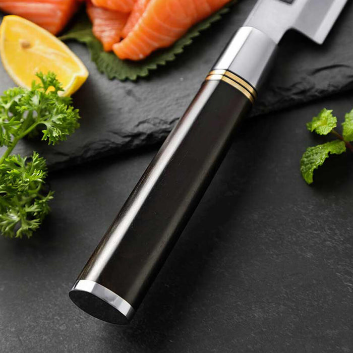 Xinzuo SE Sandblasted Steel 11 inch Sashimi Kitchen Knife 8