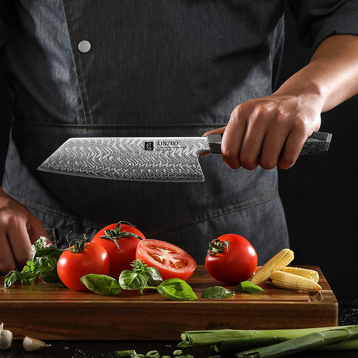 Xinzuo X04 Bunka Bohler M390 Steel 145-Layer Damascus M390 Knife