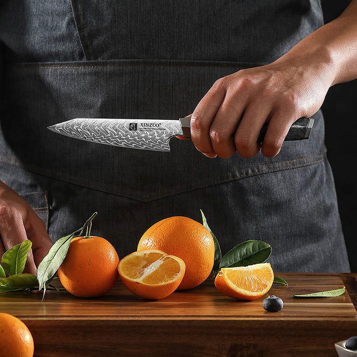 Xinzuo X04 Paring Bohler M390 Steel 145-Layer Damascus M390 Knife