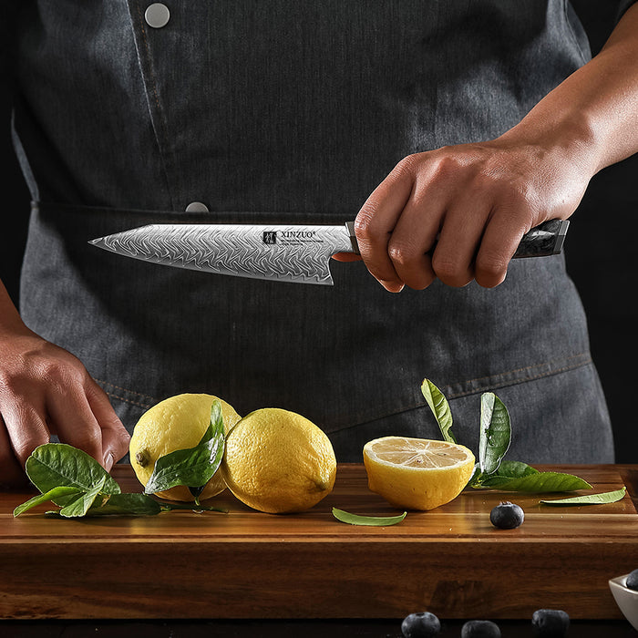 Xinzuo X04 Utility Bohler M390 Steel 145-Layer Damascus M390 Knife