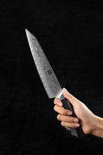 Xinzuo B32 Feng Japanese Style Carving Knife 67 Layer Damascus Steel Wickedly Sharp - The Bamboo Guy