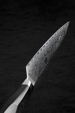 Xinzuo B32 Feng Japanese Style Carving Knife 67 Layer Damascus Steel Wickedly Sharp - The Bamboo Guy