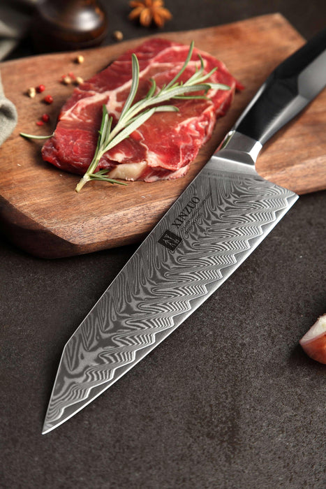 Xinzuo B32 Feng Japanese Style Chef Knife 67 Layers Damascus Steel Wickedly Sharp - The Bamboo Guy