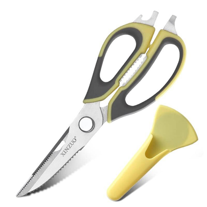 Xinzuo Multi-Functional Detachable Stainless Food Cooking Shears Kitchen Scissor - The Bamboo Guy