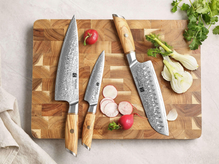 XINZUO Professional Full 7 PCS Knife Set – Master Chef Knives