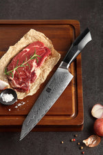 Xinzuo B32 Feng Japanese Style Carving Knife 67 Layer Damascus Steel Wickedly Sharp - The Bamboo Guy