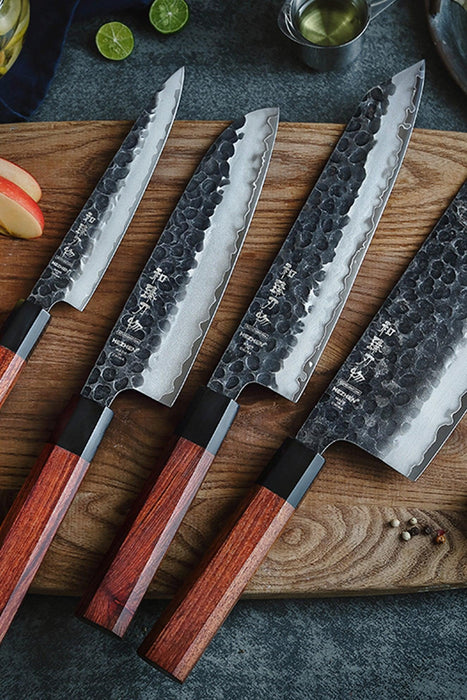 Hezhen PM8S Kitchen Chef Knife Set 4 Pcs - The Bamboo Guy