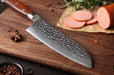 Xinzuo B9 Santoku Knife Japanese Style 67 Layers Damascus Steel Rosewood Handle - The Bamboo Guy
