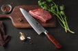 Xinzuo B9 Chef Knife Japanese Style 67 Layers Damascus Steel Rosewood Handle - The Bamboo Guy