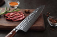 Xinzuo B9 Chef Knife Japanese Style 67 Layers Damascus Steel Rosewood Handle - The Bamboo Guy