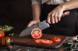 Xinzuo B9 Santoku Knife Japanese Style 67 Layers Damascus Steel Rosewood Handle - The Bamboo Guy