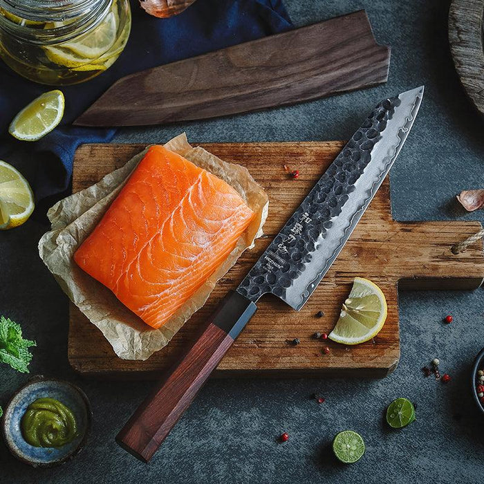 HEZHEN Master Series 8.3 Inches Sandvik 14C28N Steel Chef Knife