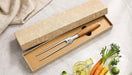 Xinzuo Pro 430 Stainless Steel Meat Carving Fork Barbecue Fork Olivewood Handle 12 Inch - The Bamboo Guy