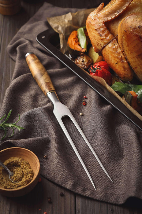 Hezhen by XinZuo B30 Stainless Steel Meat Fork - The Bamboo Guy