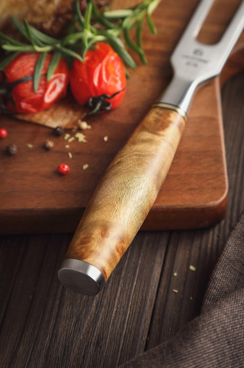 Hezhen by XinZuo B30 Stainless Steel Meat Fork