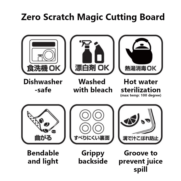 Bendable Synthetic Rubber Cutting Board Dishwasher Safe Keeps Knives Sharper 9"x13"x1/8' - The Bamboo Guy
